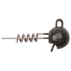 Штопор огруженый для силикона Flexhead Pike Medium 30g, 2штуки, темно-зеленая