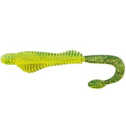 Силиконовая приманка твистер RuBaits Belly Twister - RBBT128Gr03 - Шартрез золотой