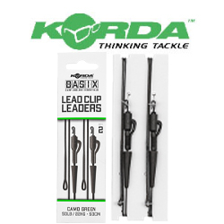 Korda Basix Lead Clip Leaders 50cm
