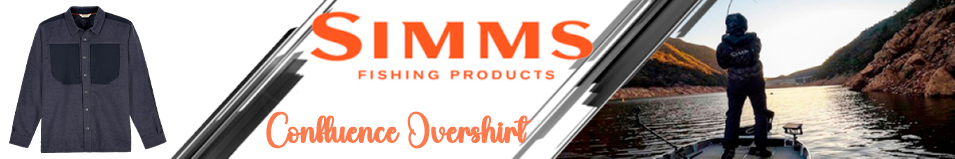 Simms Confluence Overshirt, Slate