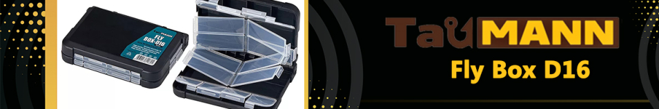 TauMANN Fly Box D16 Black