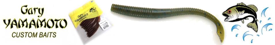 Gary Yamamoto 3 1/2 Cut Tail Worm 20CT BG