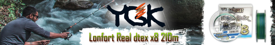 YGK Lonfort Real dtex x8 210m