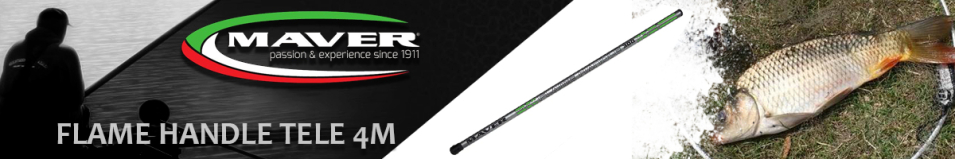 Maver Flame Handle Tele 4m Ручка для подсака