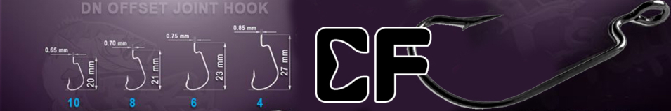 Crazy Fish DN Offset Joint Hook OJH