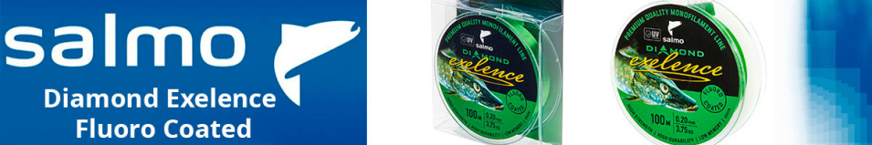 Salmo Diamond Exelence Fluoro Coated Green 100m