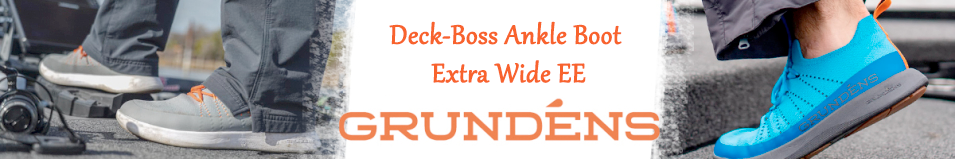 Grundens Deck-Boss Ankle Boot Extra Wide EE, Monument Grey