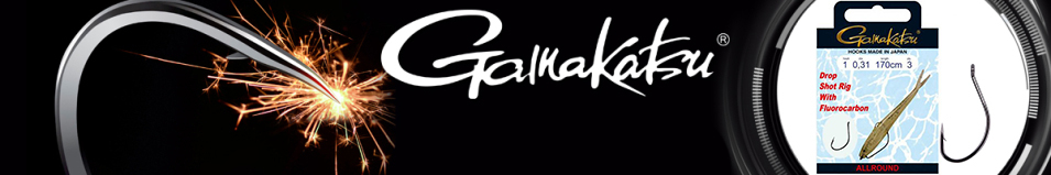 Gamakatsu Booklet Dropshot Worm39 с поводком