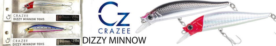 Alpha Tackle Crazee Dizzy Minnow 90HS
