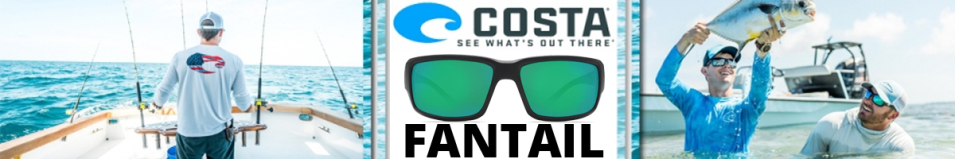 Costa Fantail 580P Blackout/Green Mirror