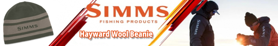 Simms Hayward Wool Beanie, Dark Olive