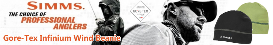 Simms Gore-Tex Infinium Wind Beanie, Black