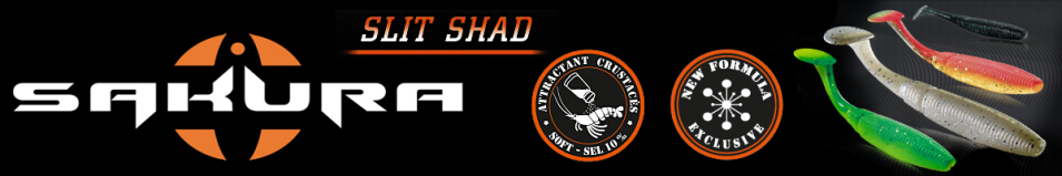 Sakura Slit Shad 100 - 4"
