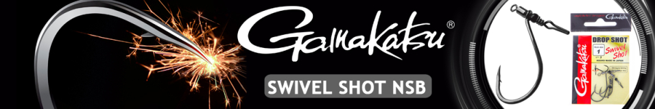 Gamakatsu Hook Swivel Shot NSB Black