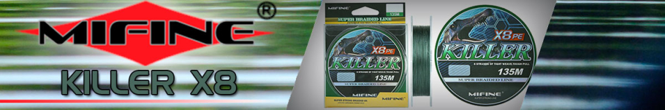 Mifine Killer X8 PE 135m Green 50004