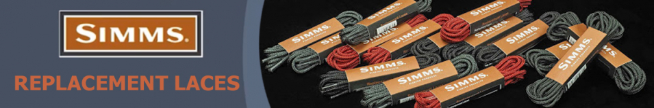 Simms Replacement Laces, Pewter