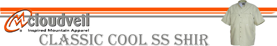 Cloudveil Classic Cool SS Shirt Abiss