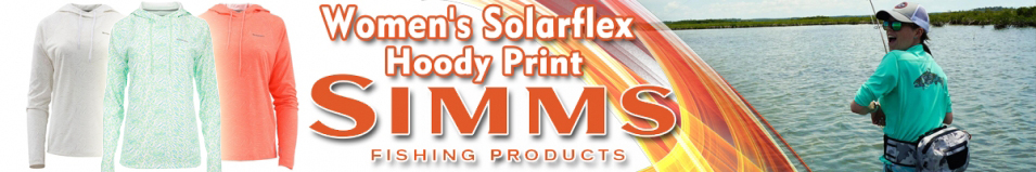 Simms Women's Solarflex Hoody - Print, Melon Schoolies