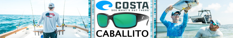 Costa Caballito 580 P Black/Green Mirror