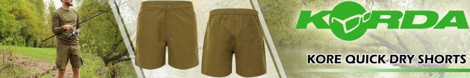 Korda Kore Quick Dry Shorts Olive