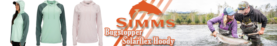 Simms Women's Bugstopper SolarFlex Hoody, Opal Heather