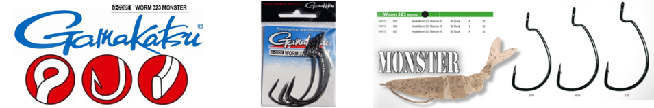 Gamakatsu Worm 323 Monster