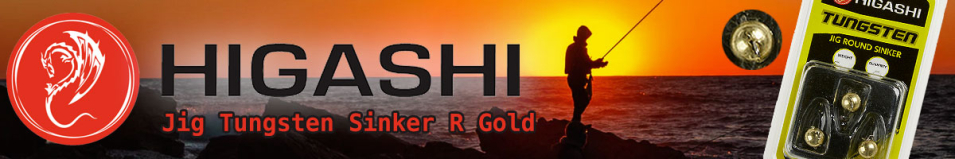 Higashi Jig Tungsten Sinker R Gold 