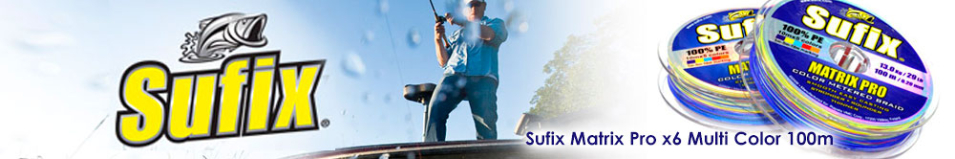 Sufix Matrix Pro Multi Color 100m x6 New