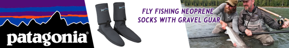 Patagonia Fly Fishing Neoprene Socks With Gravel Guard, Forge Grey