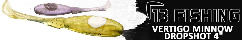 13 Fishing Vertigo Minnow Dropshot 4"