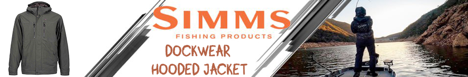 Simms Dockwear Hooded Jacket, Carbon