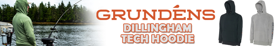 Grundens Dillingham Tech Hoodie, Metal Heather