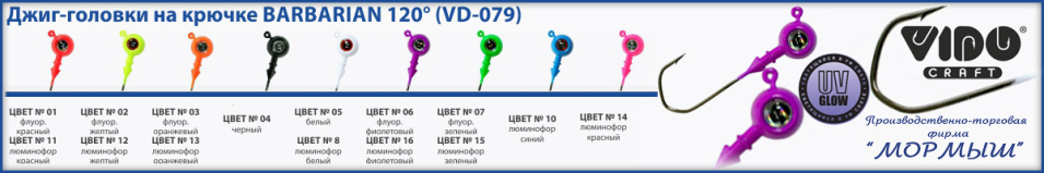 Мормыш Джиг-головка крашеная "ШАР" кр-к VD-079 №1/0 цвет Фиолетовый