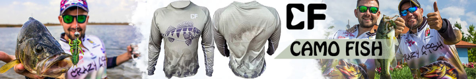 Crazy Fish Camo Fish "CF" Джерси