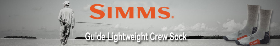 Simms Guide Lightweight Crew Sock