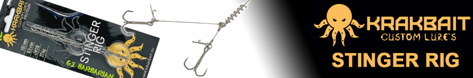 Stinger Rig Krakbait Оснастка стальная