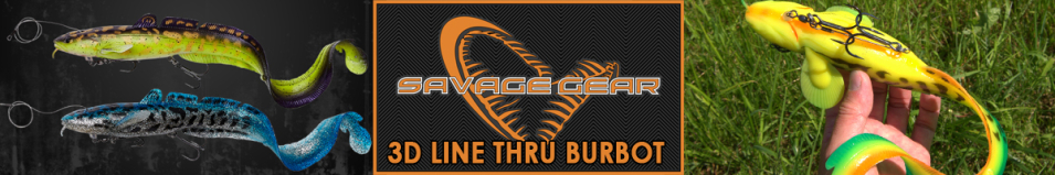 Savage Gear 3D Line Thru Burbot 50cm 435g Fast Sinking