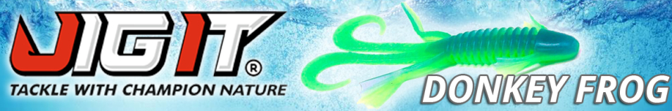 Jig It Donkey Frog 3.8" Garlic