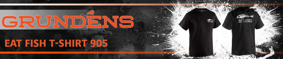 Grundens Eat Fish T-Shirt 905, Black