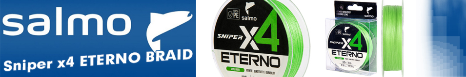 Salmo Sniper х4 Eterno Braid Apple Green 125m