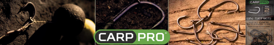 Carp Pro Black Nickel Wide Gape In-turned Eye