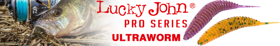 Lucky John Pro Series Ultra Worm 1,4"