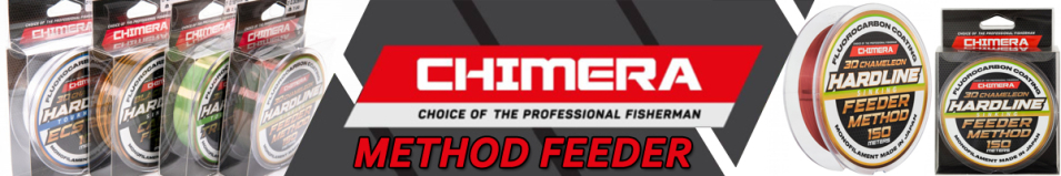 Chimera Hardline Method Feeder Fluorocarbon Coating 3D Chameleon Sinking 150m