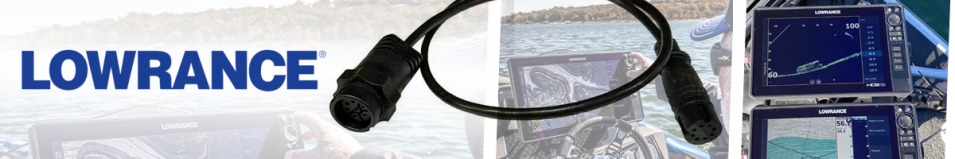 Lowrance 7-Pin XDCR Adapter to Hook²/Reveal/Cruise (000-14068-001)