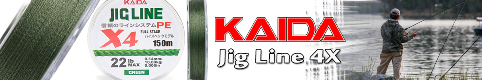 Kaida Jig Line 4X Green 150м