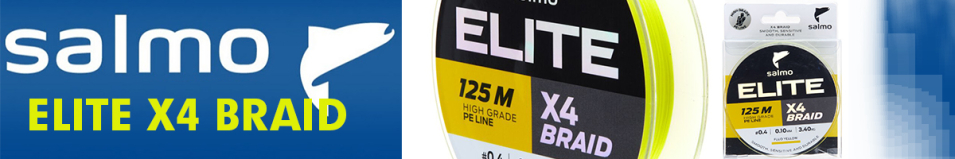 Salmo Elite х4 Braid Fluo Yellow 125m