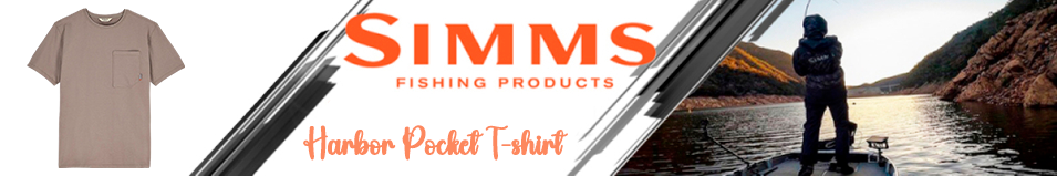 Simms Harbor Pocket T-shirt, Sturgeon