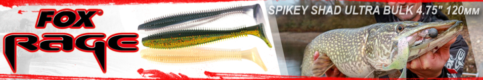 Fox Rage Spikey Shad Ultra Bulk 4.75"/120mm