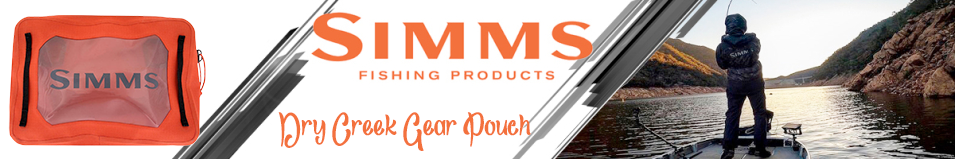 Simms Dry Creek Gear Pouch, Simms Orange, 4L