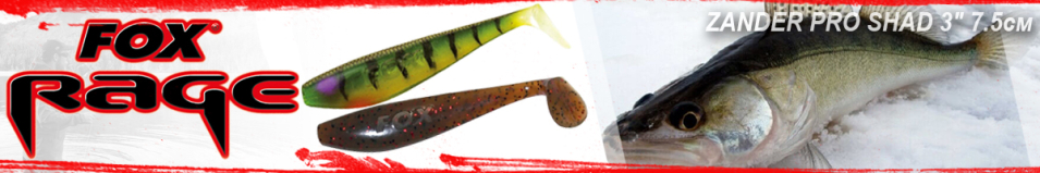 Fox Rage Zander Pro Shad 3"/7.5cm